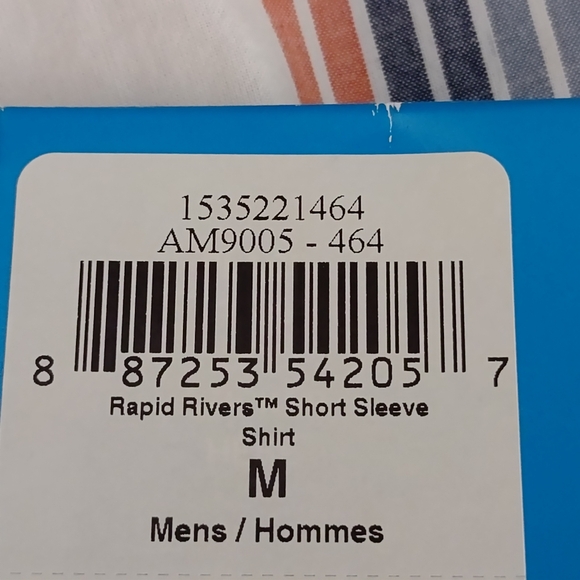 Columbia Button Down Shirt Men's Multicolor Plaid Shortsleeve Size Medium NWT - Picture 12 of 12